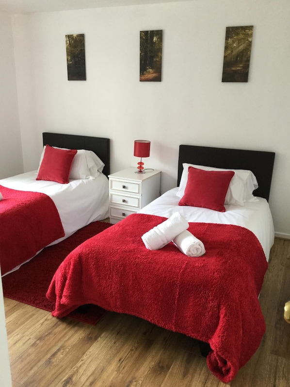 Comfortable twin double room 