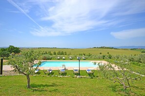 Swimming pool and garden