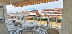 Terrace with awning