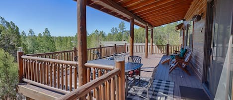 Beautiful Views - large wrap around deck with multiple seating options.  