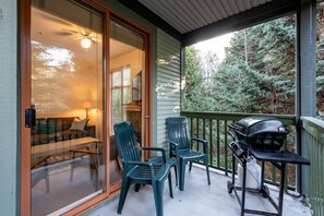 Private patio: Gas BBQ