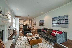 FIRST FLOOR: Stunning living room!