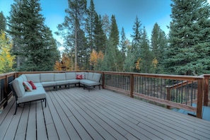 Back deck off living room
