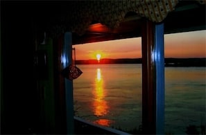Sunset from living room window