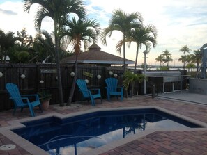 Relax by the pool 