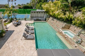 Pool View from Balcony