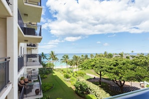 Enjoy the beautiful views from the lanai