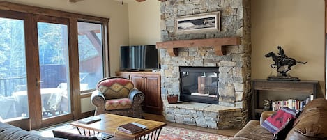 Main living area of the condo