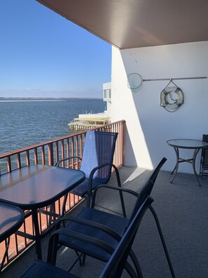 View of bay from deck