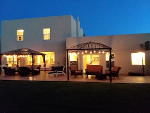 Large home, large backyard- 2 lighted gazebos for evening and daytime enjoyment