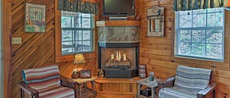 Sit inside by the fire on the couch and watch smart TV with Fiber Optic Internet