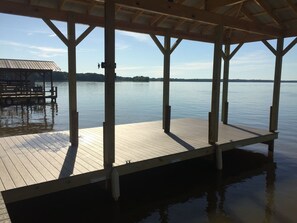 Morning view off left side of dock