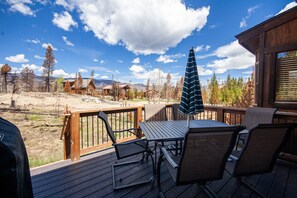 Back Deck Post Fire