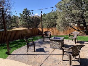 Have a blast roasting some s'mores over the fire with unreal mountain views!