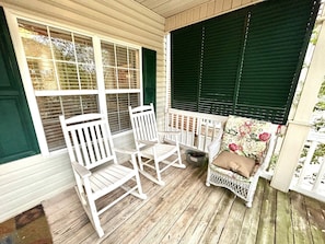 Architecture, Building, House, Porch, Chair