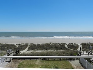 View from oceanfront balcony