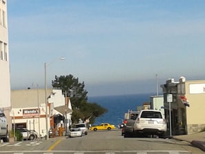 View from outside of apartment, 2 blocks from the beach.