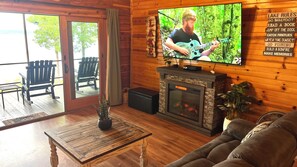 Living Room TV, Lake view