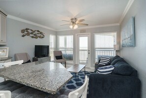 Living room with sleeper sofa