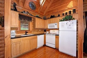 Room, Indoors, Kitchen, Refrigerator, Hardwood