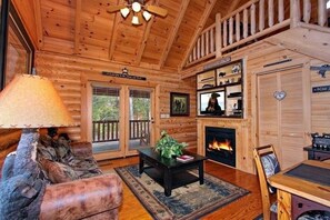Building, Hearth, Ceiling Fan, Fireplace, Indoors