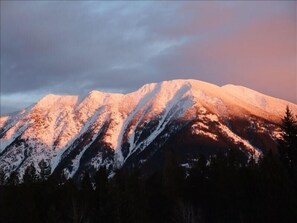 Alpen glow!  Amazing views!