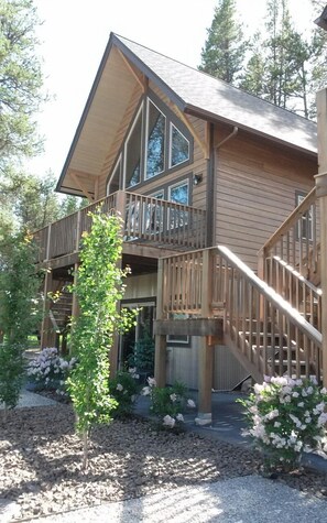 Newly landscaped & completed chalet. Ready!