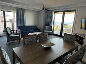 Living Room with Dining room in foreground