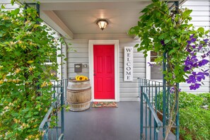 Wine Country Farmhouse ~ Front Door, Covered Porch