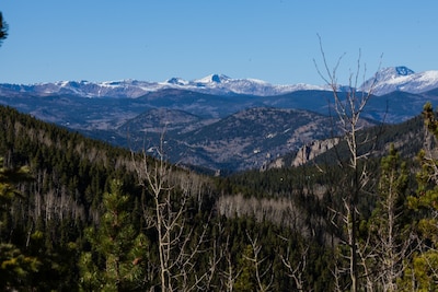 Mt. Evans Cabin with 150 acres, stream, amazing views, skiing, a true getaway