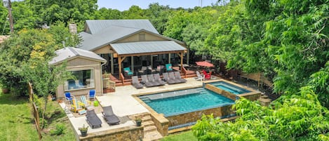 Pool and Huge Hot Tub