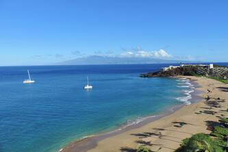 Now book Maui's Best Beach, Golfing & views in calm Kaanapali waters with A/C