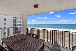 Private Balcony overlooking the gulf