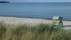 Strand vor der Unterkunft