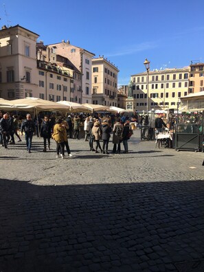 The famous Campo de' Fiori market