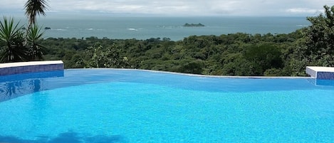 Enjoy beautiful Ocean views while relaxing   in the infinity pool
 