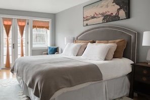 Enjoy this comfortable king bed