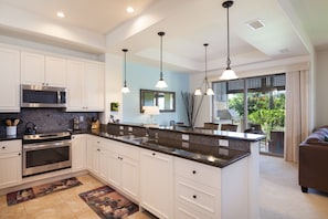 Well stocked kitchen