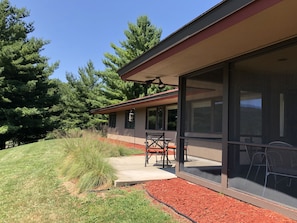 Screen porch and patio