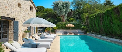 View from the deep end of the pool