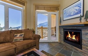 Mountain views from this great living area