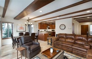 Open floor plan keeps you all together on vacation