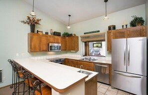 Great counter spaced, updated appliances.