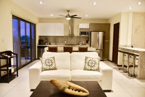 Beautiful Living Room with TV and sofa