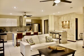 Beautiful Living Room with TV and sofa
