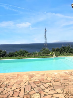 Vue sur piscine