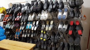 Resguardo de equipos de ski