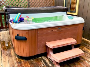 Our hot tub is maintained weekly and the water is changed very often(2-3 months)