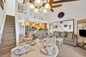 Inside dining area