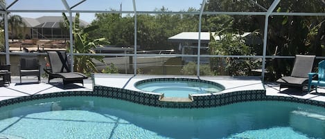 pool and hot tub 